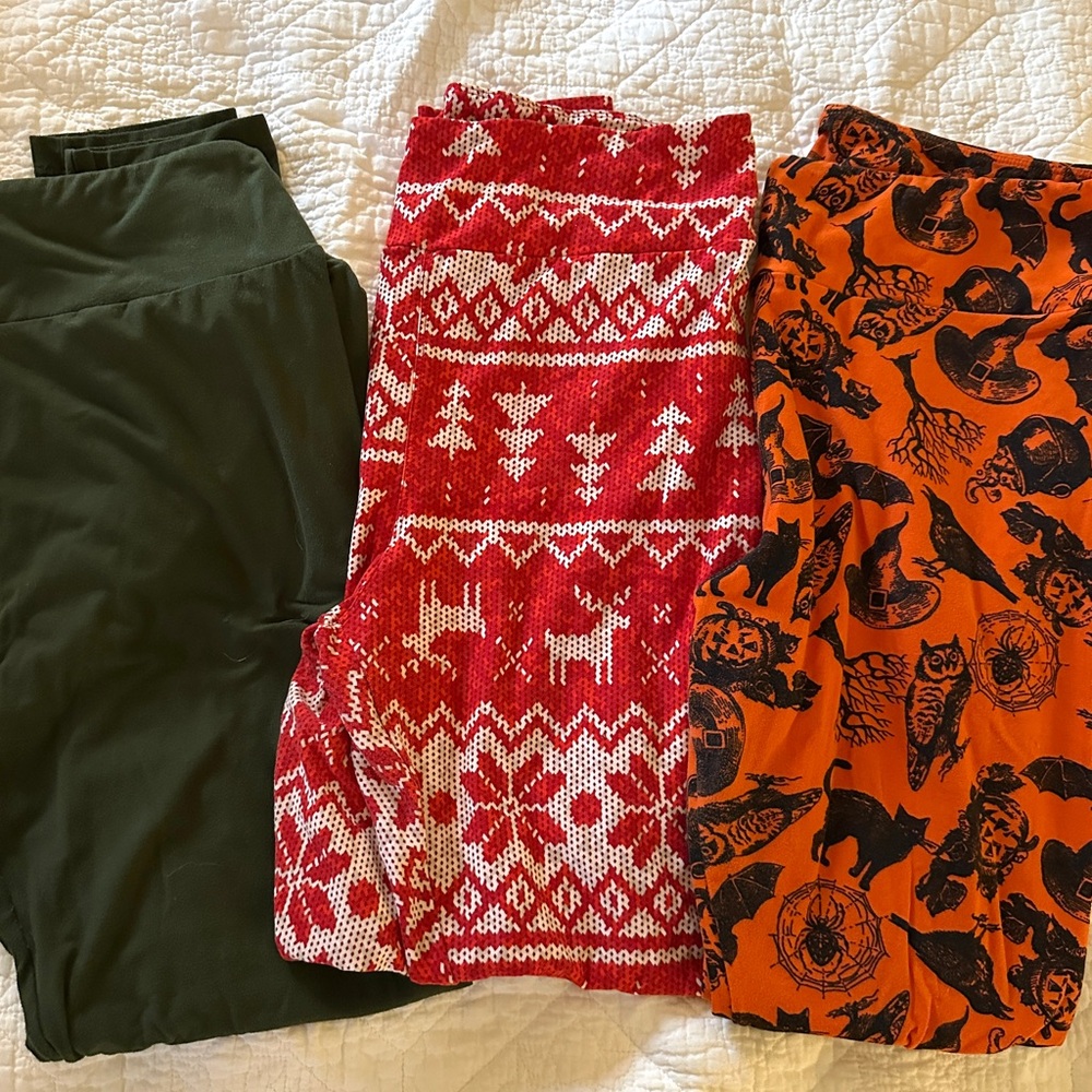 Lularoe TC Leggings Set